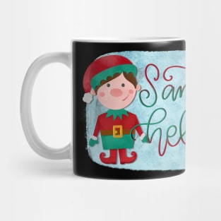 Santa Helper cute elf Mug